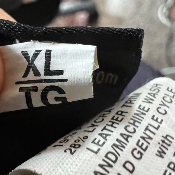 Fits Full Seat Pull on Breeches Leather Trim Eggplant SZ XL - Picture 7 of 15